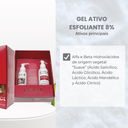 Kit para Peeling Químico (8%)PEELING - Gel Ativo Esfoliante 8% - Image 2