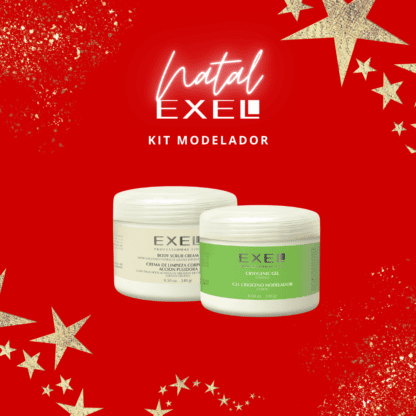 Kit Modelador: Gel Criogênico Redutor + Creme Esfoliante para o Corpo